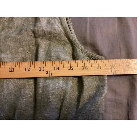 Madewell Linen Button-Waist Wide-Leg Jumpsuit - Picture 7 of 8